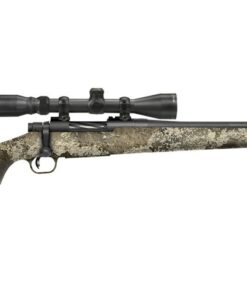Mossberg Patriot 7mm-08 Remington Youth Super Bantam Bolt-Action Rifle with 3-9x40mm Scope and Strata Camo Stock