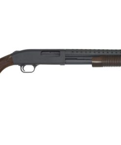 Mossberg 590 Retrograde 12 Gauge Pump Shotgun with Walnut Stock and Heatshield
